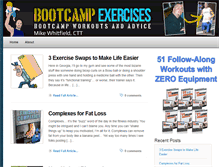 Tablet Screenshot of bootcampexercises.net
